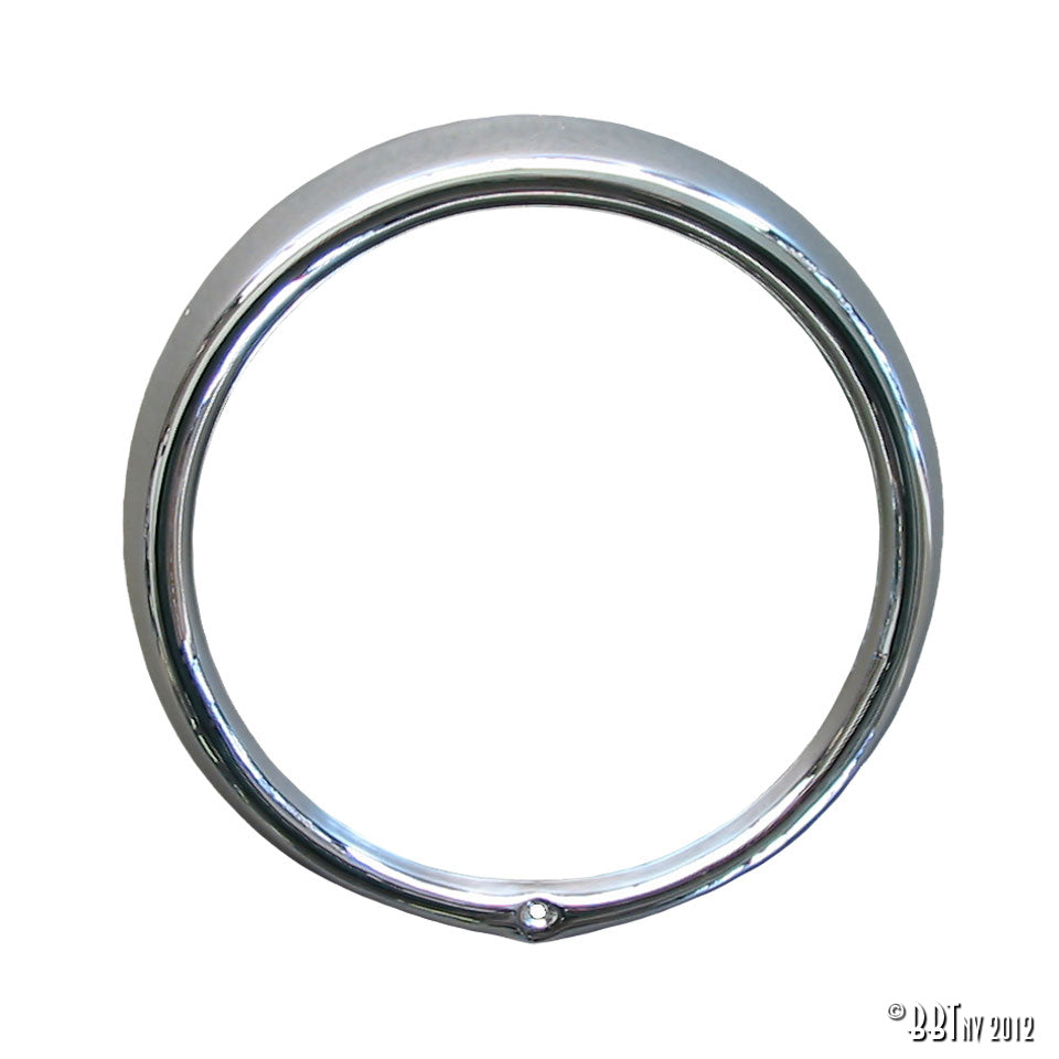 Koplampring, chroom, 1 gaats | VW T2 Bus 08/67-07/79, Kever 08/67-, Type 181 | 113 941 175
