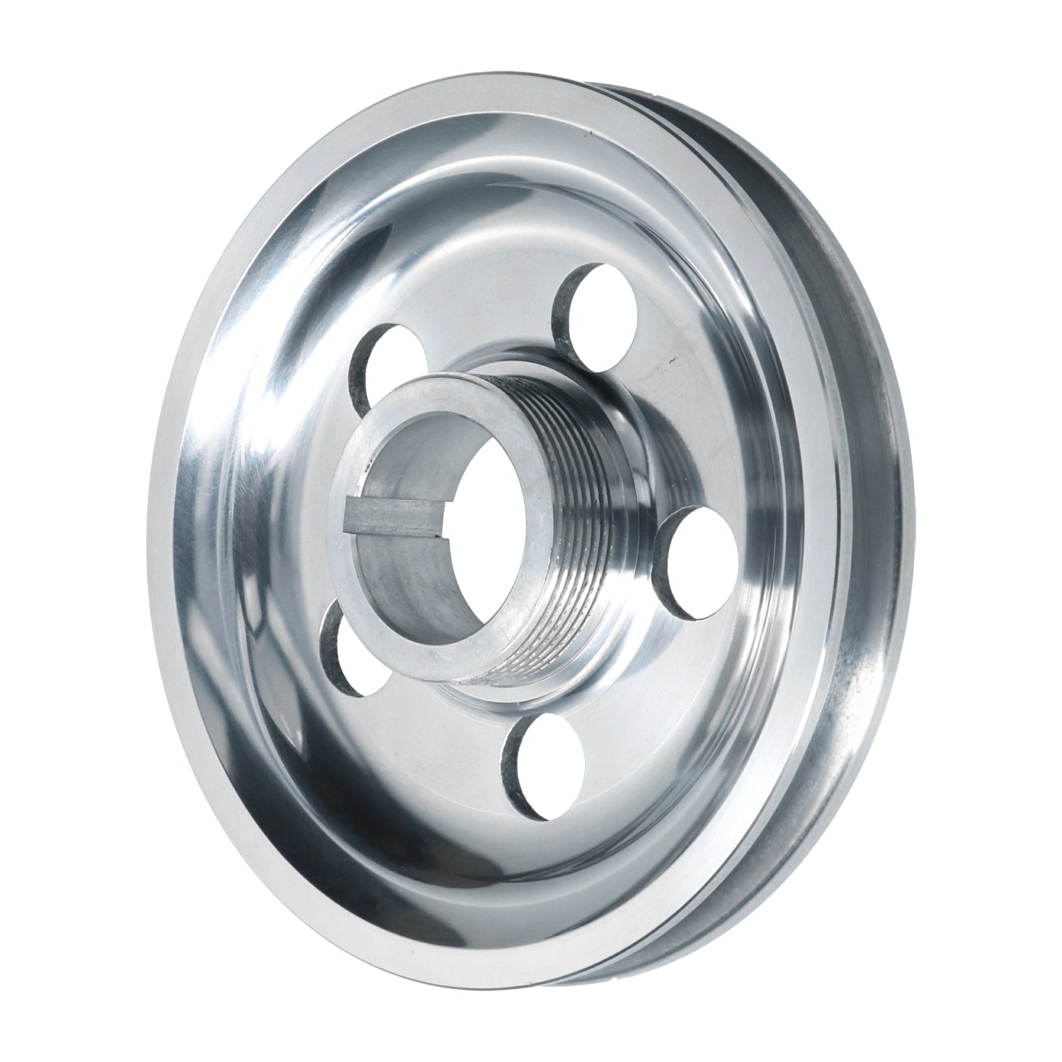 VW T1 Combi, T2 Combi, Cox, KG | Poulie aluminium 145mm (avec trous), graduation noire