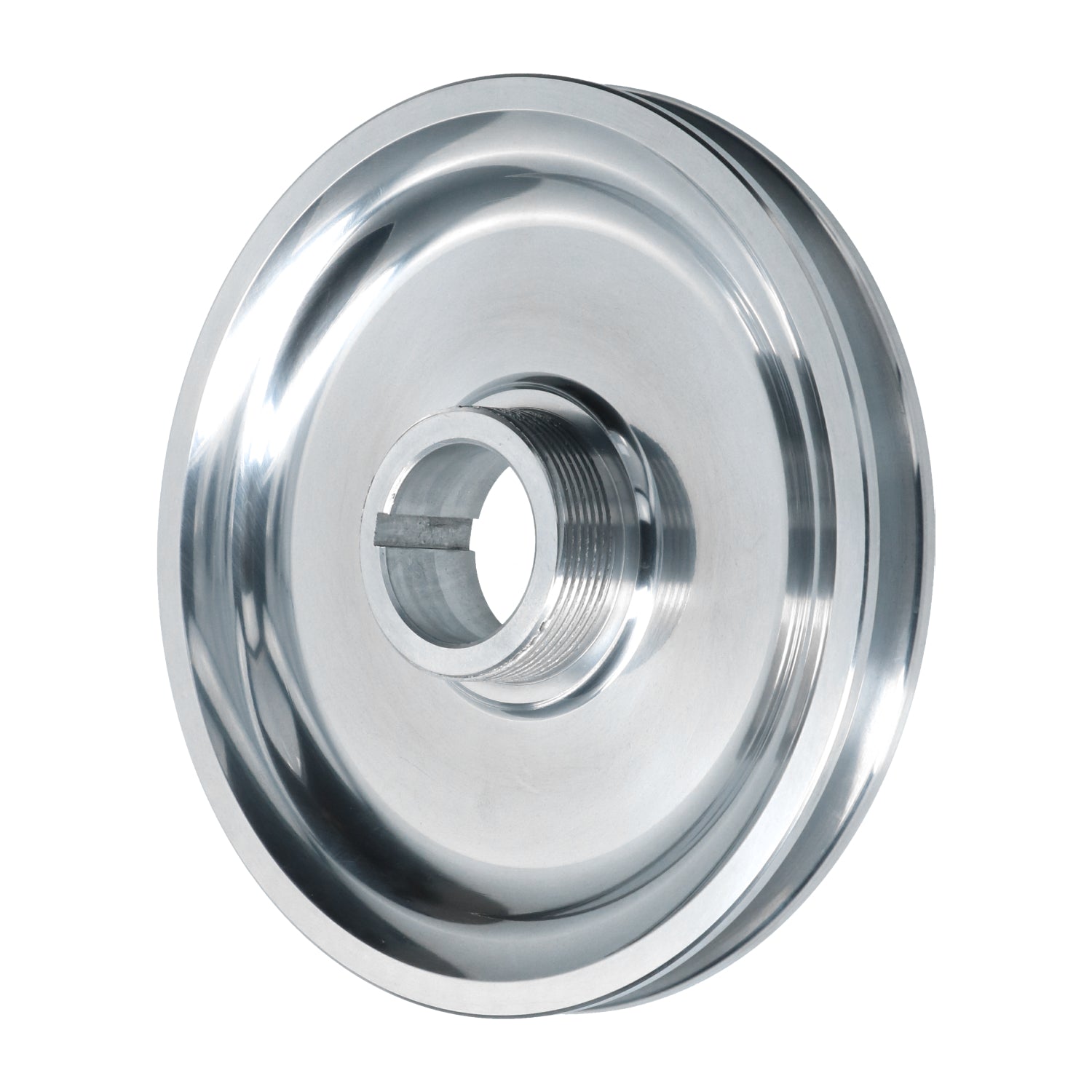 VW T1 Combi, T2 Combi, Cox, KG | Poulie aluminium 170mm (sans trous), graduation bleue