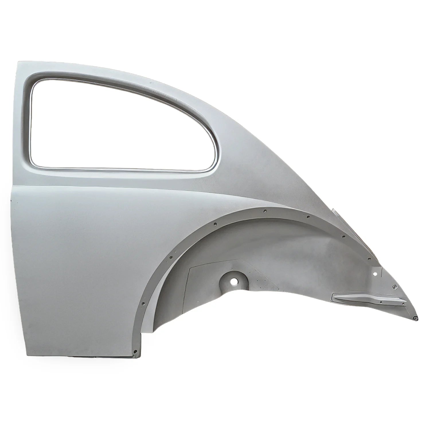 VW Beetle | SWT Rear side panel complete, left (without semaphore recess) | 08/55-07/59 | 111 809 085A
