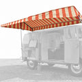 Westfalia tent top, oranje/wit – VW T1 Bus