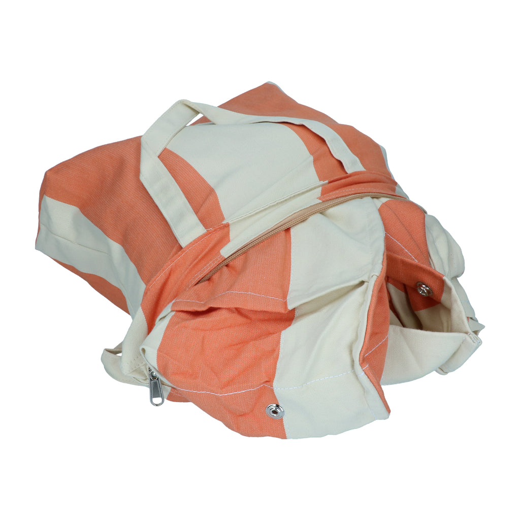 Westfalia tent top, oranje/wit – VW T1 Bus – detail 2