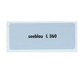 Kleurcode sticker L360 - seeblau voor VW T1 Bus, T2 Bus, Kever en Karmann Ghia - VintageDub