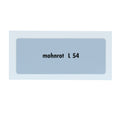 Kleurcode sticker L54 - mohnrot voor VW T1 Bus, T2 Bus, Kever en Karmann Ghia - VintageDub