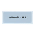 Kleurcode sticker L97G - goldmetallic voor VW T1 Bus, T2 Bus, Kever en Karmann Ghia - VintageDub