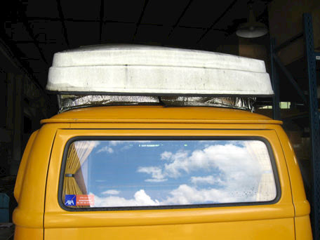VW T2 Bus | Insulation outside for roof tent Westfalia, 7 layers, 8/1973-7/1979