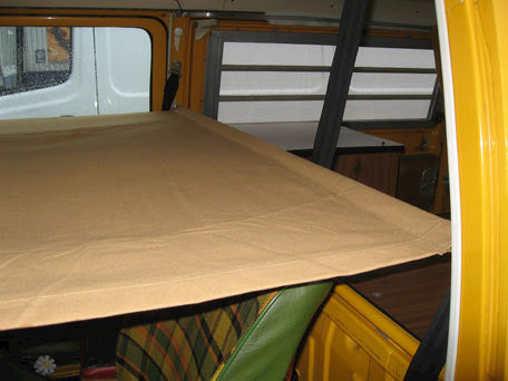 VW T2 Combi | Couchette enfant cabine avec tiges réglables et kit de fixation, Westfalia, 08/1967-07/1979