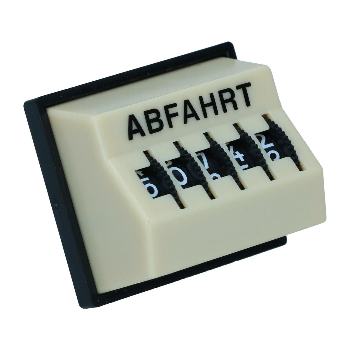 Compteur journalier 'Abfahrt' - Ivoire