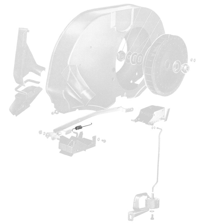 VW T1 Bus, T2 Bus, Cox, KG | Ressort Rappel Volet de Refroidissement Type 1 | 113 119 279