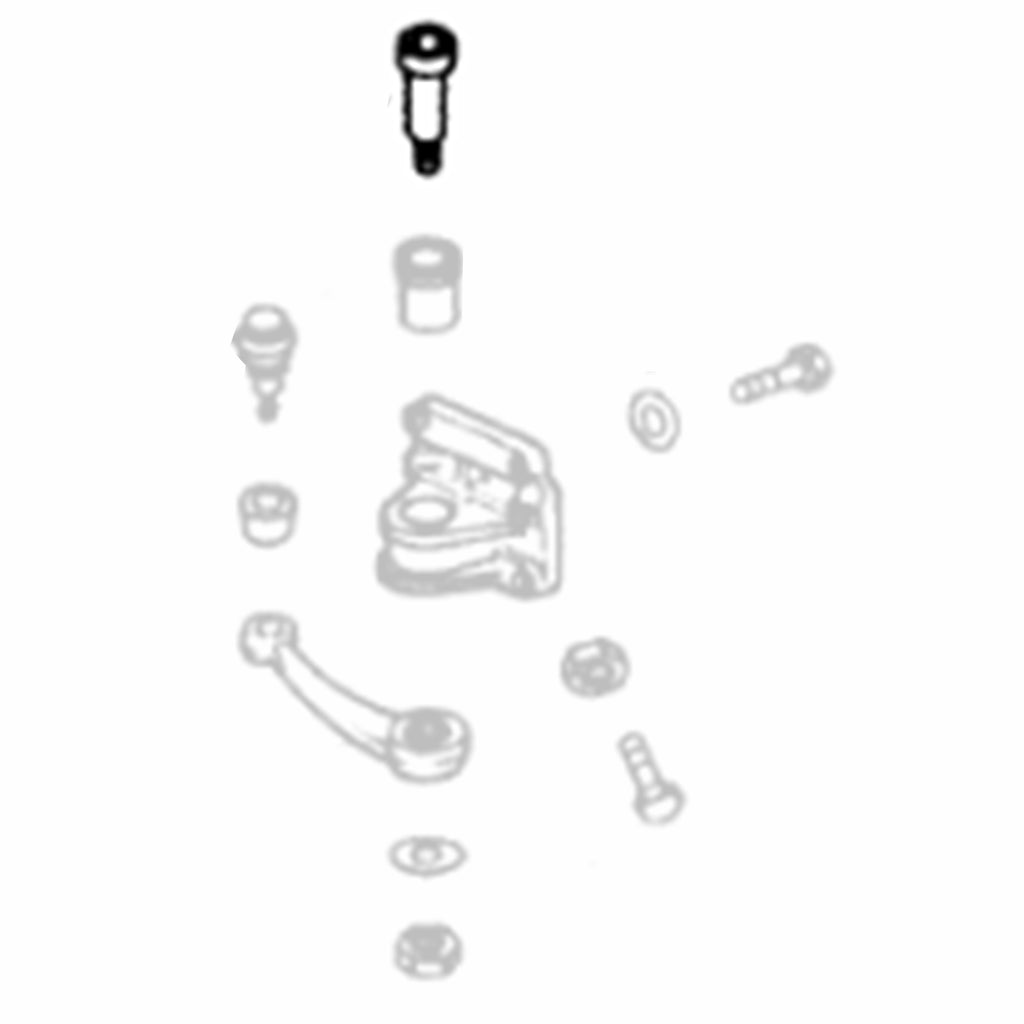 VW Cox | Boulon dans caoutchouc boîtier relais | 1302/03 03/72-07/74 | 411 417 317