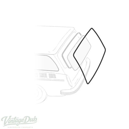 Achterkleprubber, Squareback – VW Type 3 – OEM 361 827 705