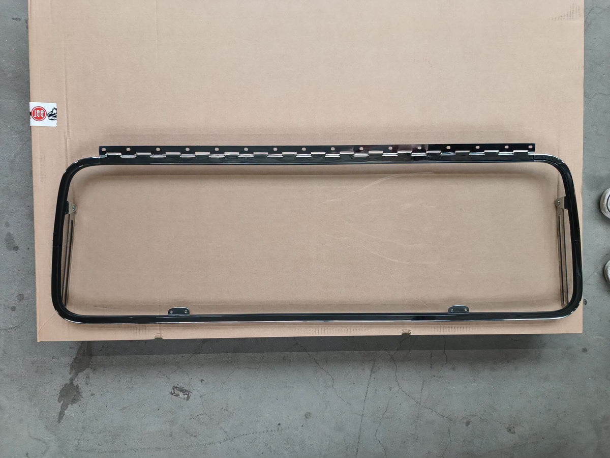VW T1 Combi, T2 Combi | Vitre safari, arrière, High Quality Chromé | 08/63-07/79