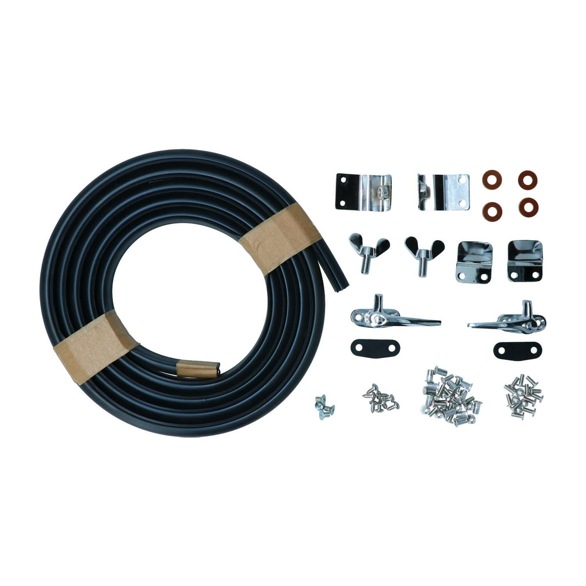 VW T1 Combi, T2 Combi | Vitre safari, arrière, High Quality Chromé | 08/63-07/79