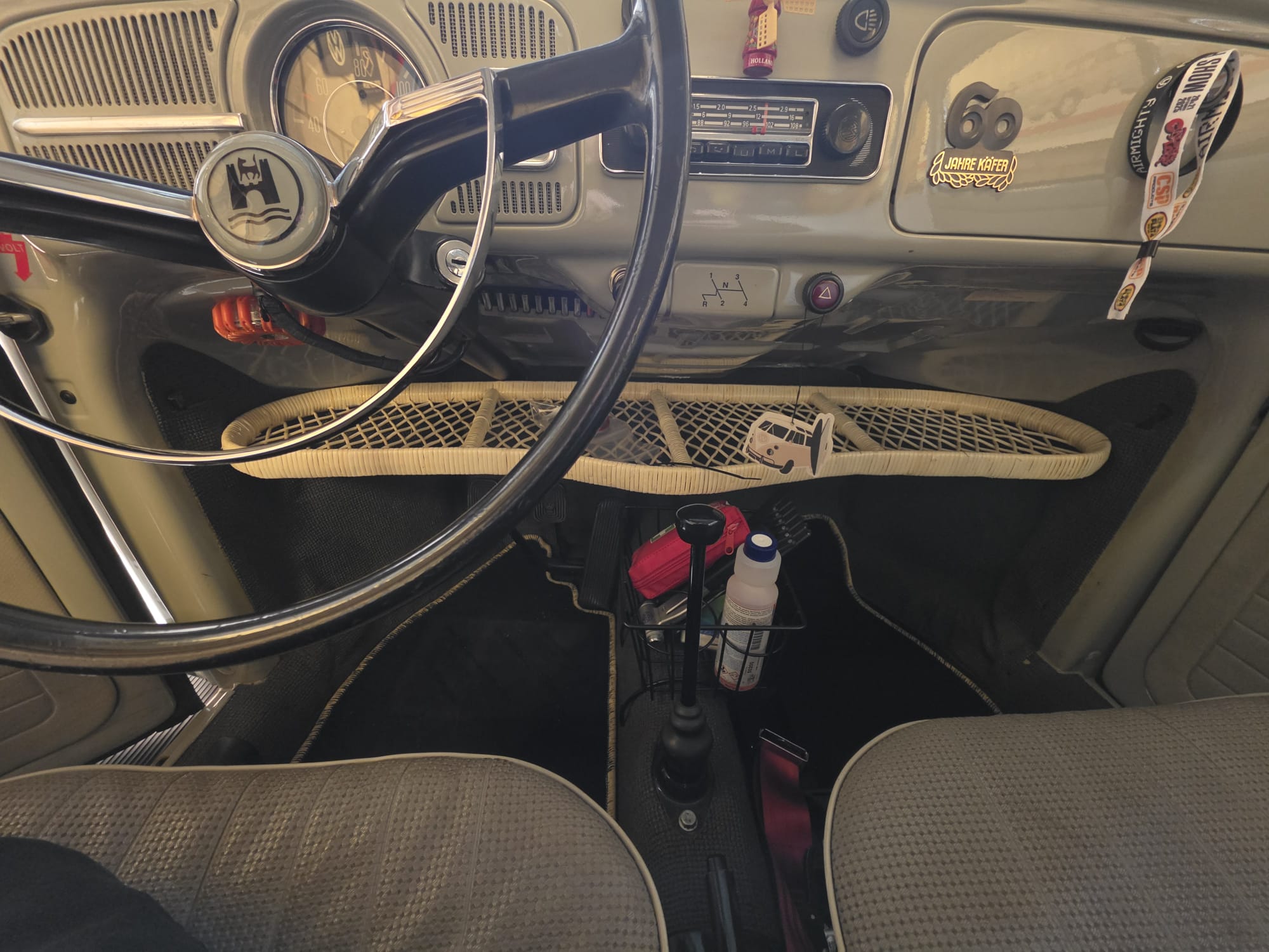 VW Cox | Porte paquette bambou 'Style Kamei' eco