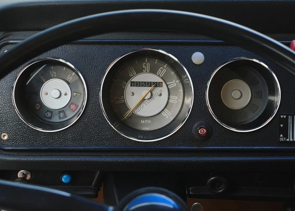 VW T2 Combi | Kit d'anneaux d'instruments en aluminium
