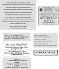Planche d'autocollants Westfalia, 7 autocollants