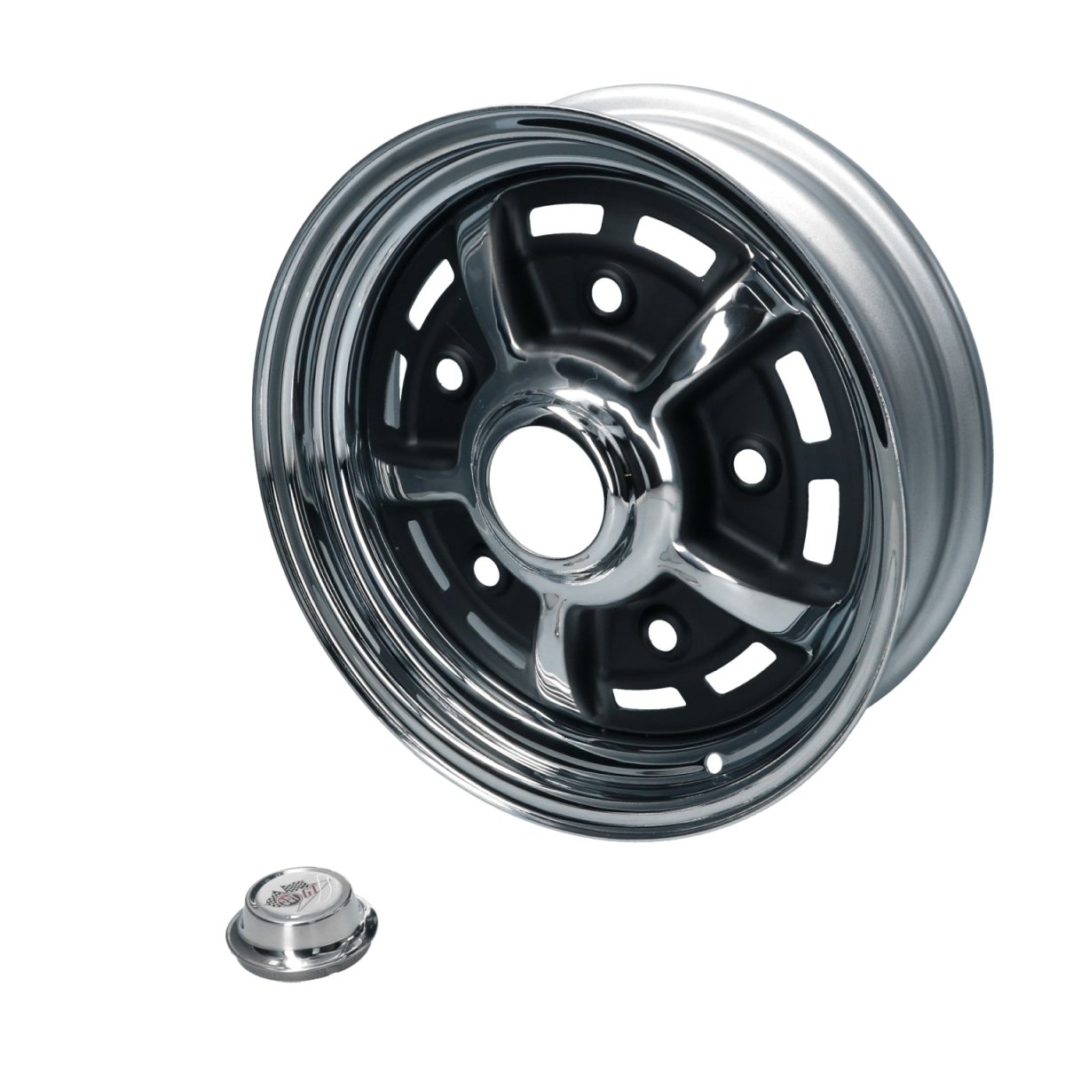 Jante BBT Sprintstar chrome/noirk 5 trous (5x205) 5 5x15" ET+25