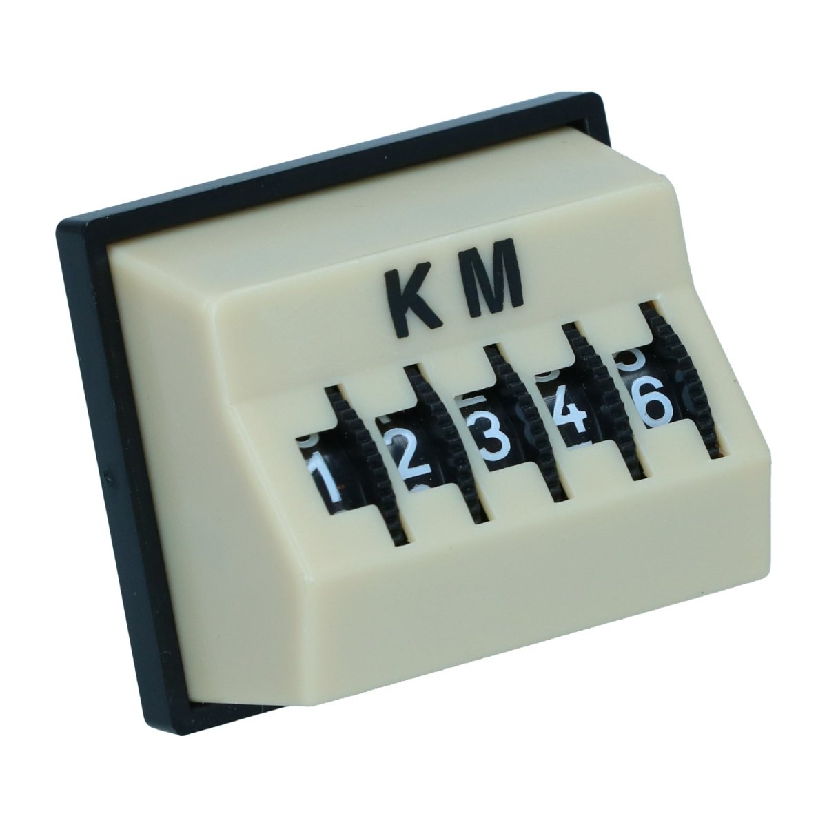 Dagteller 'KM' - ivoor — VintageDub
