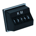 Dagteller 'KM' - zwart — VintageDub
