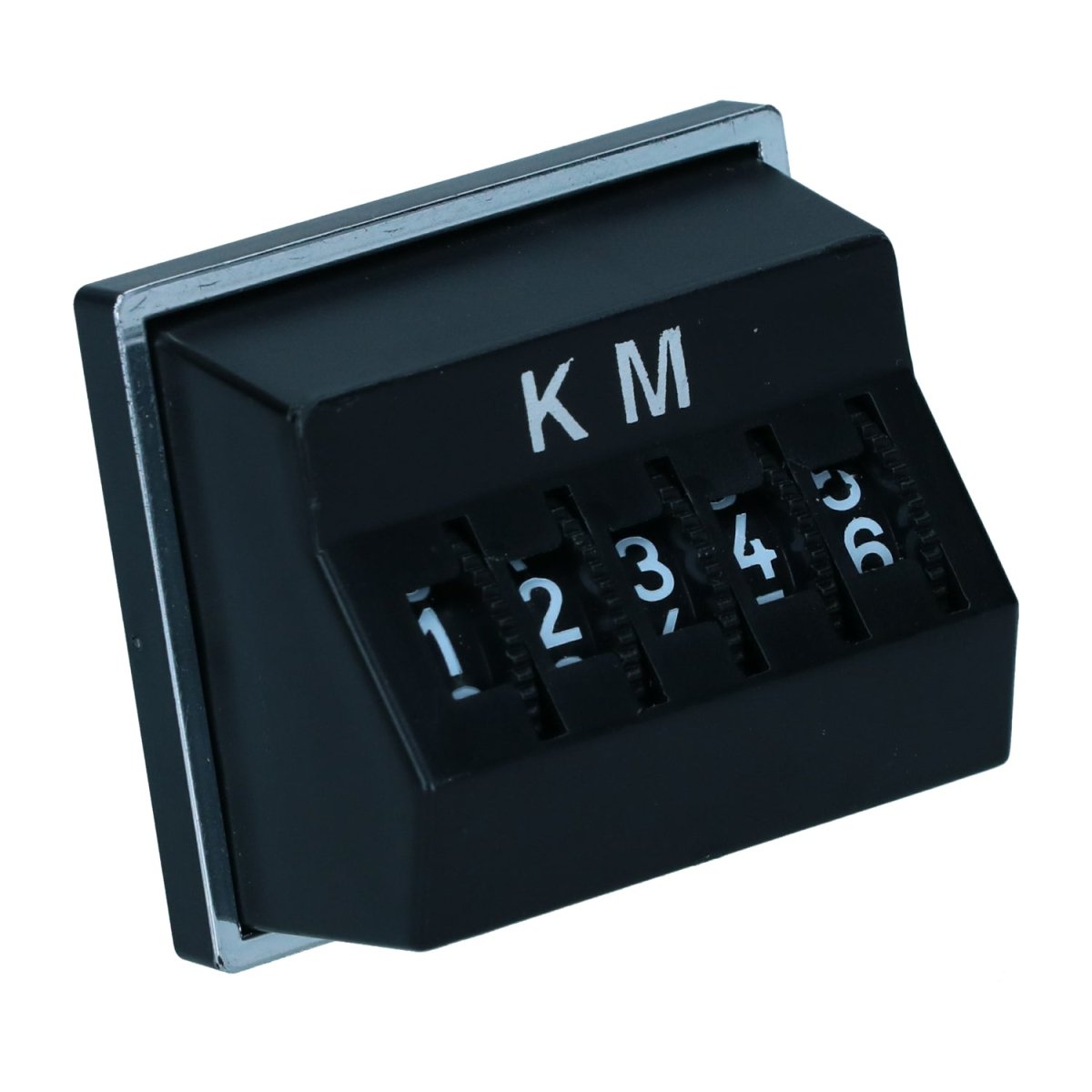 Dagteller 'KM' - zwart — VintageDub
