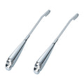 Ruitenwisserarmen set links + rechts, chroom – VW Kever – OEM 111 955 407D + 111 955 408
