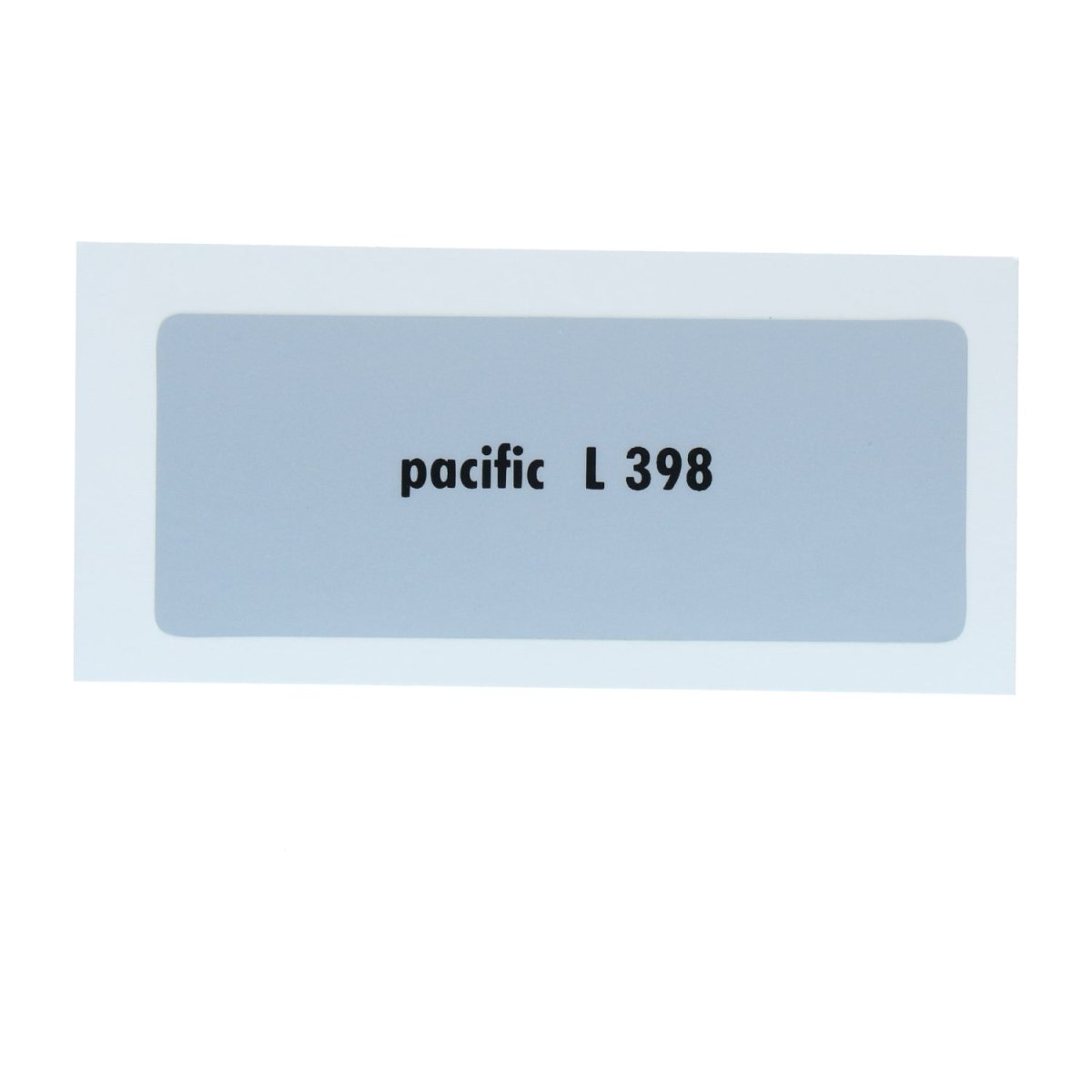 Kleurcode sticker L398 - pacific – VW T1 Bus, T2 Bus, Kever, KG, T3 Bus, Type 3, Type 181
