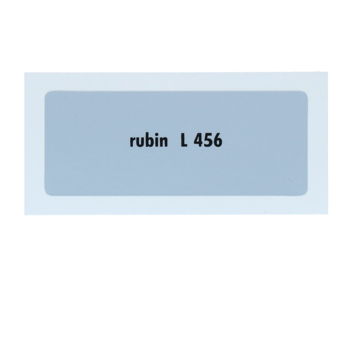Kleurcode sticker L456 - rubin – VW T1 Bus, T2 Bus, Kever, KG, T3 Bus, Type 3, Type 181