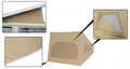VW T2 Bus | Westfalia kantel hefdak tentdoek 3 ramen beige, 08/67-10/73