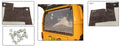 VW T2 Bus | Achterklep hor inclusief montagemateriaal zonder rits, 08/67-07/79