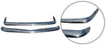 Karmann Ghia | Bumpers zonder rozetten, gepolijst RVS