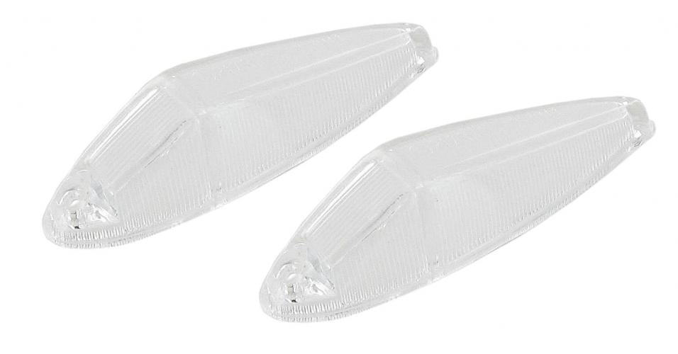 VW Type 3 | Cabochon de clignotant latéral Hella, transparent (la paire) | Type 3