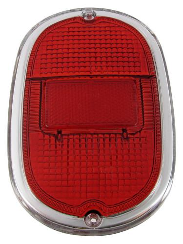 VW Combi T2, Type 181 | Cabochon de feu arrière Hella rouge/rouge (à l'unité) | Combi 08/61 - 07/71, Type 181