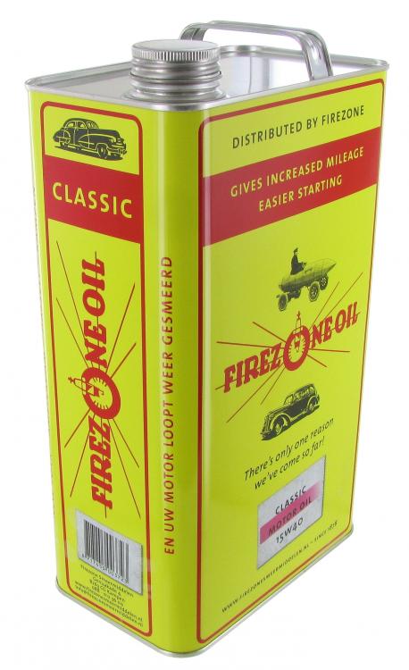 Motorolie 15W40 mineraal (5 liter) | Firezone | Luchtgekoelde motoren met hydraulische klepstoters