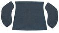 VW Kever | TMI Bouclé kattenbak tapijtset, gemeleerd grijs (3-delig) | Kever sedan 1958 (VIN 2 154 170) - 07/64