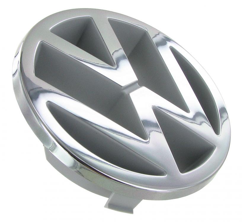VW T3 Bus | Verchroomd 'VW' grille embleem | 251853601