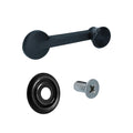 Set manivelle de lève-vitre avec rosace, noir | VW T2 Bus 08/69-07/79, Coccinelle, KG 08/69-07/74, Type 3 07/71- | 111 837 581J + 111 837 595A