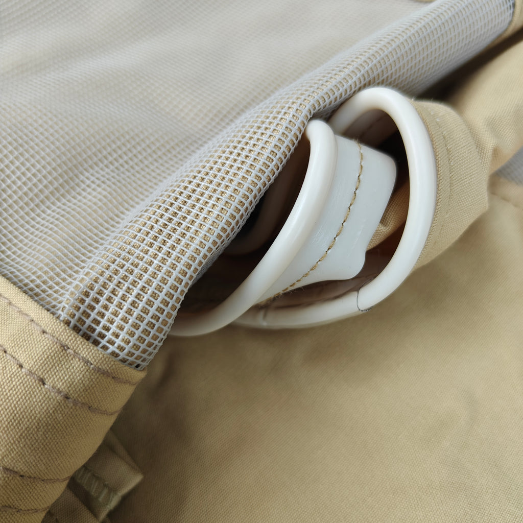 VW T2 Combi | Toile de toit relevable Westfalia, beige, 3 fenêtres, 08/1967-07/1973