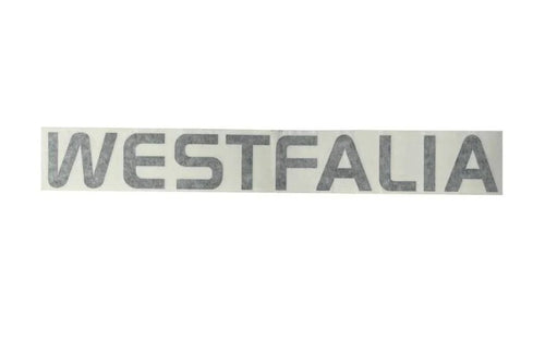 Sticker 'WESTFALIA', argent, 45x6cm