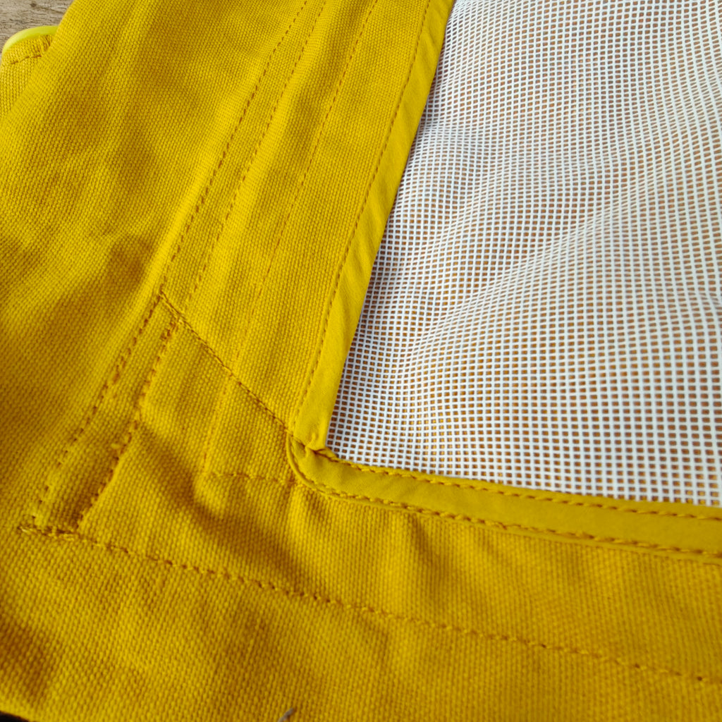 VW T2 Combi | Toile de toit relevable Westfalia, jaune/orange, 1 fenêtre, 08/1973-07/1979