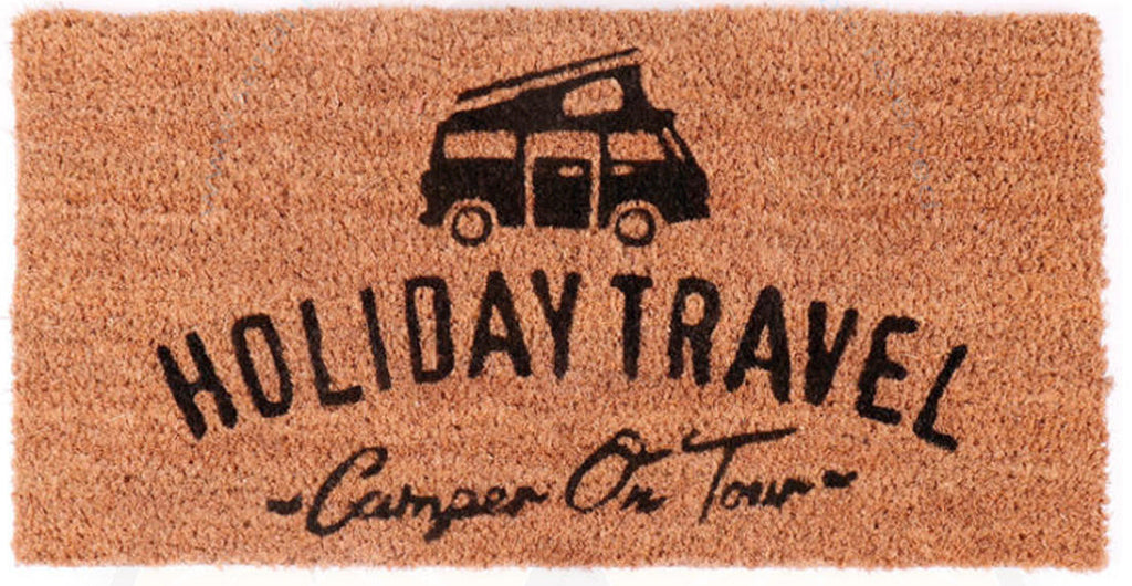 Paillasson 50x25 cm fibre de coco Holiday Travel