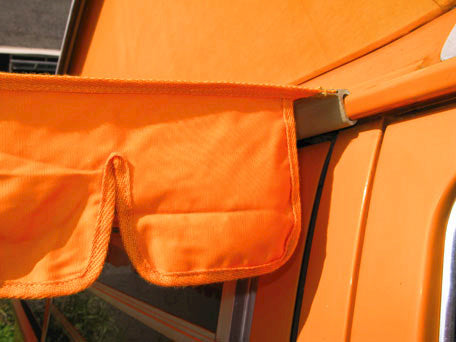 VW T2 Combi, T3 Combi| Store vintage orange, jusqu'au 07/79