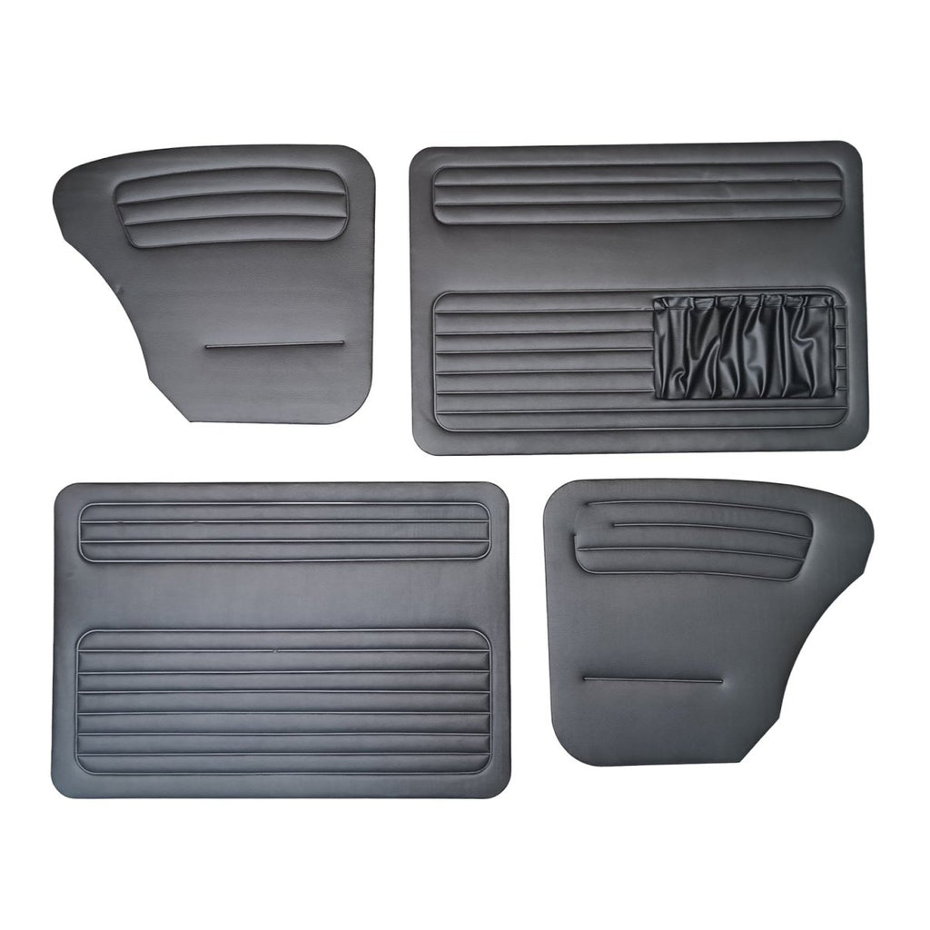 VW Kever | Deurpanelenset, zwart | 56-64 — VintageDub