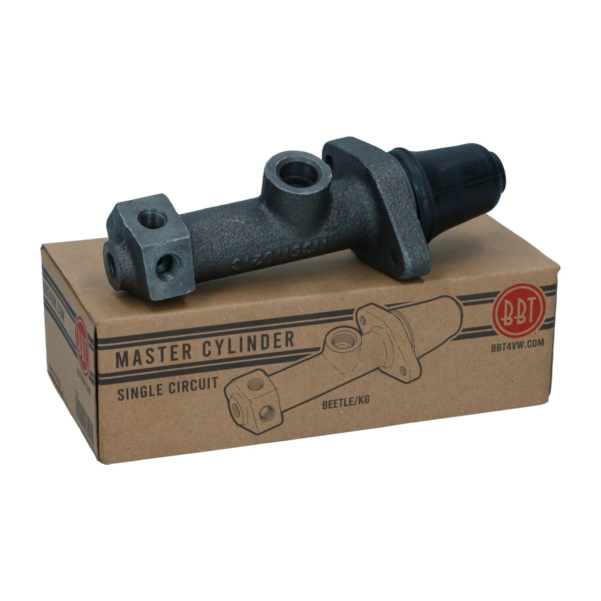VW Cox, KG | Maître-cylindre 17mm circuit simple | 08/65-07/67 | 113 611 023B