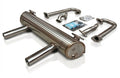 Uitlaat Porsche 356 motor (compleet) voor Kever, KG | 155 — VintageDub