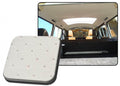 TMI Hemel geperforeerd vinyl, met schuifdak, gebroken wit – VW T2 Bus, 7 baleinen (3x open dak)
